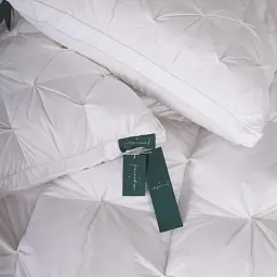 Набір MirSon пуховий №10001 Imperial Brilliance зима ковдра 200х220 см + 2 подушки білий (2200010810707) - мініатюра 5