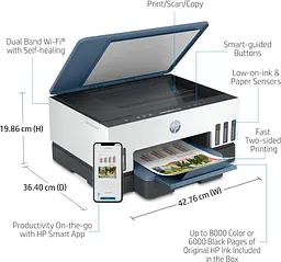 БФП A4 Smart Tank 725 з Wi-Fi HP teh0015762 - мініатюра 3