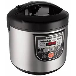 Мультиварка Redmond RMC-M22 Black, 860W, чаша 5л, дисплей, програм 10, керамічне покриття, кнопкове керування