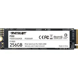 Накопичувач SSD Patriot P300 M.2 2280 PCIe NVMe 3.0 x4 3D TLC 256GB (P300P256GM28)