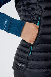 Жилет Rab Microlight Down Vest Women's 8 Чорний - мініатюра 4