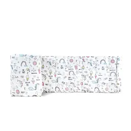Бортики в дитяче ліжечко 30x120 UNICORN, блакитний (WeltBed_UnicornSweet_30x120)