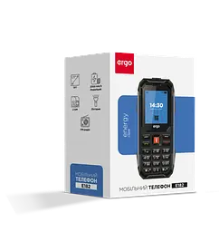 Мобільний телефон Ergo E182 Dual Sim Black (7216418) - мініатюра 3