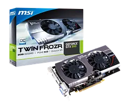 Відеокарта GeForce GTX 660 2GB MSI Twin Frozr OC (N660 TF 2GD5/OC) Б/В