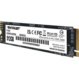 SSD накопичувач Patriot P320 512GB M.2 NVMe (P320P512GM28) [119353] - мініатюра 2