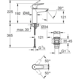 Змішувач Grohe QuickFix 24204002 - мініатюра 6