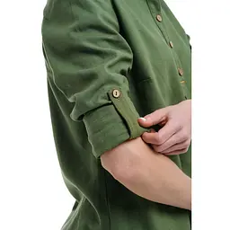 Сорочка жіноча Turbat Madeira Hemp Woman M Зелений - мініатюра 3