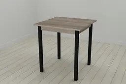 Стіл кухонний Ferrum-decor Дієго 75x90x90 Чорний ДСП Сонома Трюфель 16мм (FRD-106319) - мініатюра 4