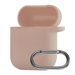 Чохол Silicone Case 1,2mm for AirPods 1/2 Pink Sand