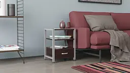 Тумба універсальна Ferrum-decor Вів'єн 1/1 50x41x40 сірий ДСП Венге 16мм (FRD-106184)