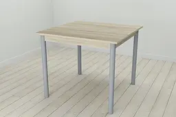 Кухонний стіл Ferrum-decor Агата 75x90x90 Сірий ДСП Сонома 16мм (FRD-106261) - мініатюра 2
