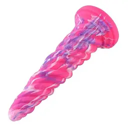 Фалоімітатор Hismith Awl Shape Silicone Dildo Monster Series KlicLok для секс-машин - мініатюра 4