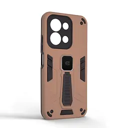 Чехол для Xiaomi Redmi 15C 4G Poco C85 4G, Proover, коричневый, с подставкой и магнитом, противоударный, ударопрочный, бронированный, панель-накладка, защита всего корпуса, термополиуретан (TPU) + поликарбонат (PC), ArmorStandart (ARM86723) - мініатюра 2