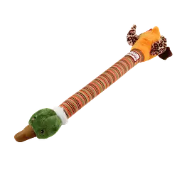 Іграшка для Собак Gigwi Crunchy Neck з хрусткою трансформуючуюся Шиєю і Двома пищалками Качка 44 см - мініатюра 4