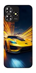 Чохол Demsky Yellow Porsche для ZTE Blade A73 4G