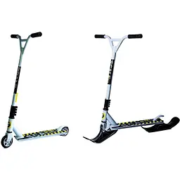 Самокат трюковий - снігокат 2 в 1 Scale Sports 84х53х11 см Білий 000283535