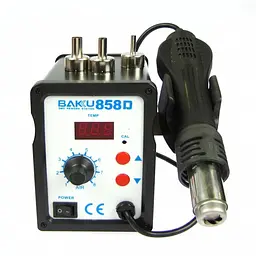 Паяльна станція Baku BK858D, фен із цифровим блоком регулювання (220V, 700W)