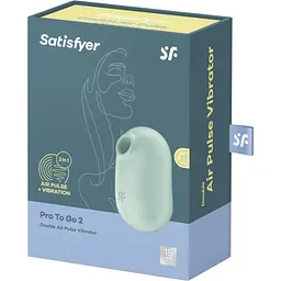 Вакуумний стимулятор із вібрацією Satisfyer Pro To Go 2 Mint - мініатюра 7