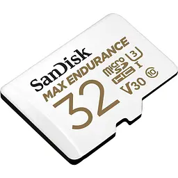 Карта пам'яті SanDisk microSDHC 32GB UHS-I Max Endurance U3 V30 R-100MB/s + SD Adapter (SDSQQVR-032G-GN6IA) [174431] - мініатюра 3