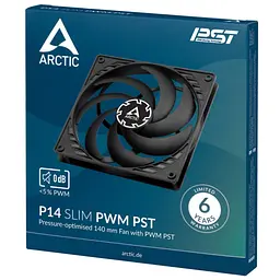 Кулер до корпусу Arctic P14 SLIM PWM PST (ACFAN00268A) - мініатюра 5