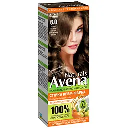 Стійка крем-фарба для волосся Acme Color Avena Naturals 6.37 карамельний 