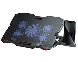 Охолоджувальна підставка для ноутбука до 15,6 дюйма GamePro GPCP-627 2xUSB 5xfans - мініатюра 2