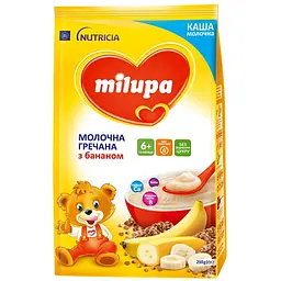 Молочна каша Milupa Гречана з бананом 210 г