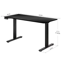 Комп'ютерний стіл Mealux PowerDesk Duo Black (EVO-242 Duo B/B) - мініатюра 3
