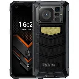Смартфон Sigma mobile X-treme PQ57 чорний, 2 Nano-Sim, 6.58" (1080x2408) IPS FHD+, MediaTek Helio P60, RAM 6Gb, ROM 256Gb