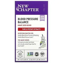 Підтримка артеріального тиску New Chapter Blood Pressure 60 капсул - мініатюра 2
