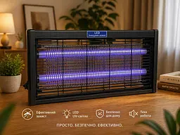Преміум LED-лампа від комарів нового покоління Mosquito Killer ULTRA посилений захист від комах - мініатюра 3