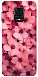 Чохол Demsky Pink flowers для Xiaomi Redmi Note 9s / Note 9 Pro / Note 9 Pro Max