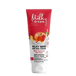 Крем для рук Milky Dream White Peach and Chia Seeds для пошкодженої шкіри, 75 мл