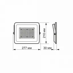 LED прожектор VIDEX F2e 100W 5000K - мініатюра 5
