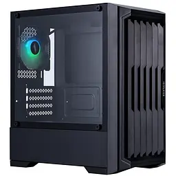 Корпус 1stPlayer H2-BK-4F7 Black без БП (H2-BK-4F7) - мініатюра 1