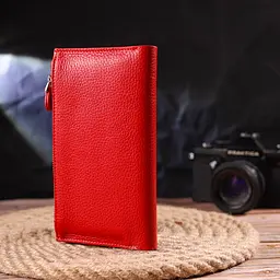 Жіночий шкіряний гаманець Canpellini 10х18,7х2 см acs0025148 - мініатюра 8