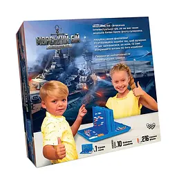 Настільна гра "Морський бій" Danko Toys G-MB-01U 10 бойових кораблів - мініатюра 2