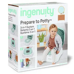 Горщик-підставка 3 в 1 Ingenuity Prepare to Potty (17143) - мініатюра 7