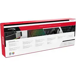 Клавіатура HyperX Alloy Rise PBT HX Red USB UA Black (7G7A3AA) - мініатюра 8