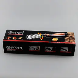 Фен-щітка, стайлер з насадками Gemei GM-4828 з обертовою насадкою - мініатюра 4