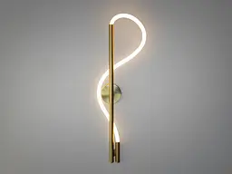 Світильник настінний LED Diasha SY9607-GAB 3color Ropelight, 14W, бронза, для коридору, вітальні, спальні, кухні - мініатюра 3