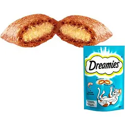 Ласощі для котів Dreamies з лососем 60 г (4008429037962) - мініатюра 3