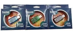 Звукова карта USB AUX jack, 2xTRS (Mic + Ear) (3D Sound) RTL - мініатюра 2