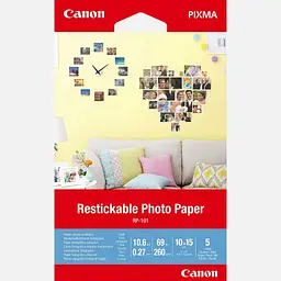 Фотопапір Canon RP-101 10x15 Photo Paper Restickable 5pcs (3635C002)