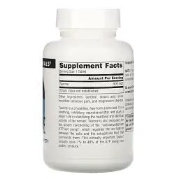 Таурин Source Naturals Taurine 500 мг 120 таблеток - мініатюра 2