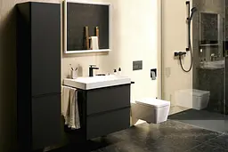 Змішувач для умивальника Hansgrohe Tecturis E CoolStart EcoSmart+ без донного клапанаа matt black 73012670 - мініатюра 5