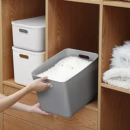 Ящик для зберігання МВМ My Home FH-14 XXL 360х257х240 мм сірий (FH-14 XXL GRAY) - мініатюра 5