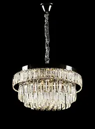 Хромована кришталева люстра Splendid Ray L2211/500/5+LED (CR) з пультом та 3 режимами світла - мініатюра 4