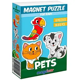 Набір магнітів Magdum Pets 6 звіряток ML4031-34 EN 