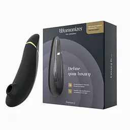 Лубрикант Womanizer Premium 2 + 50 мл - Инновационный клиторальный вакуумный стимулятор, 15х3.5 см чёрный - миниатюра 14